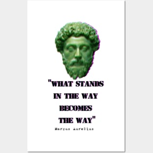 The Obstacle is the Way, Marcus Aurelius. Posters and Art